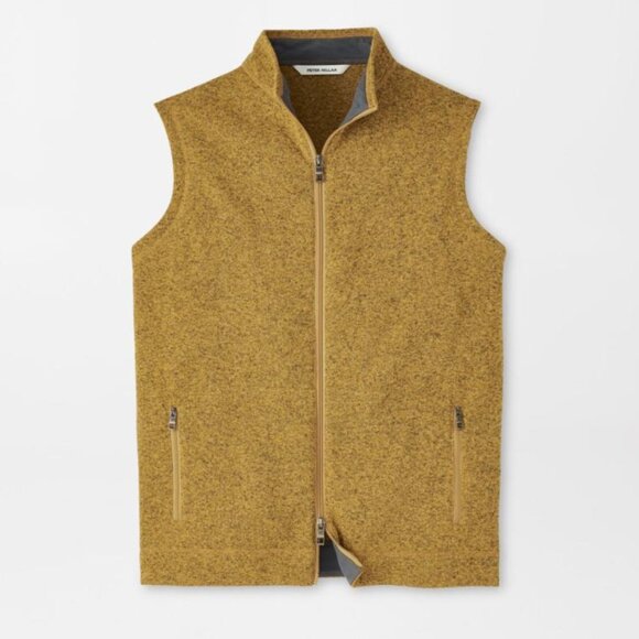 Peter Millar Crown Sweater Fleece Vest Golf Warm Layering Large  NWT - Picture 4 of 9